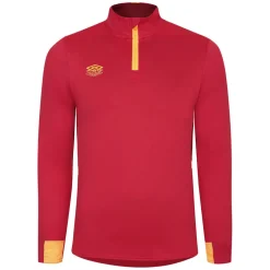 Umbro Premier Mid Layer Training Top in Red