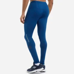 Umbro Pro Athletic Running Leggings in Blue