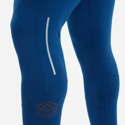 Umbro Pro Athletic Running Leggings in Blue