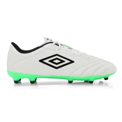 Umbro Tocco III Club FG Football Boots in White Green