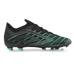Umbro Velocita Elixir Premier FG Football Boots in black green