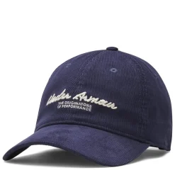 Under Armour Armour Sportstyle Corduroy Adj Baseball Cap Unisex Adults in Blue