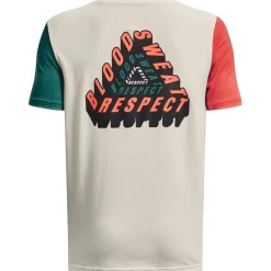 Under Armour Armour Ua Pjt Rock Diamond Ss Gym Top Boys in White