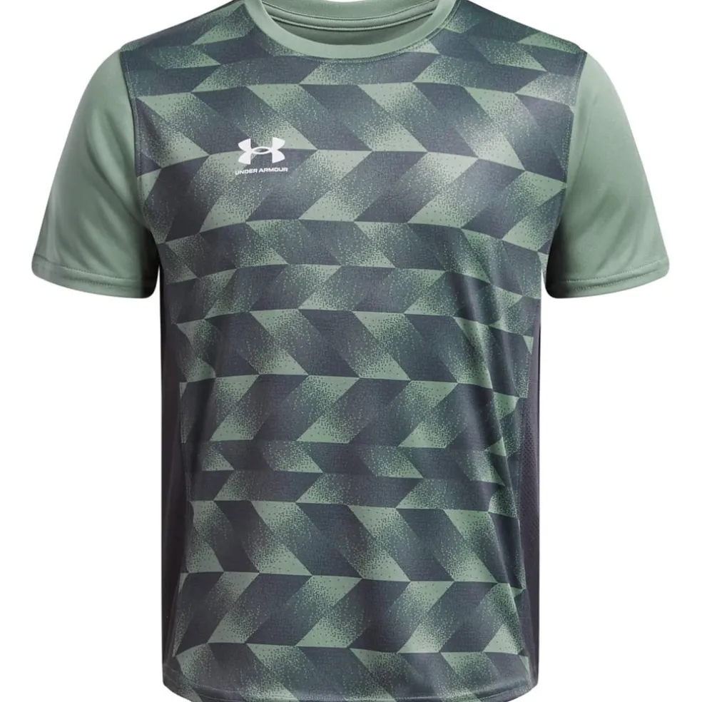Under Armour Challenger Crew Neck Athletic Top in Green