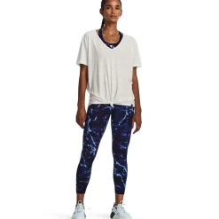 Under Armour Completer V-Neck Relaxed Fit T-Shirt in White