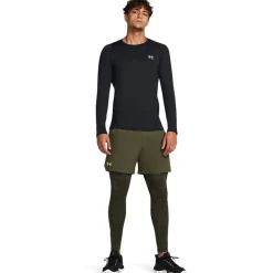 Under Armour Compression Fit Running Athletic Pants in Green