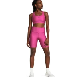 Under Armour Compression Fit Biking Shorts in Pink