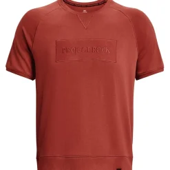 Under Armour Crew Neck Relaxed Fit Gym T-Shirt in Red