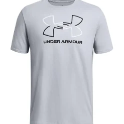 Under Armour Crew Neck Regular Fit Short Sleeve T-Shirt in Grey