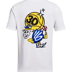 Under Armour Curry Goat Regular Fit Short Sleeve T-Shirt in White