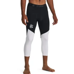 Under Armour Curry Three Quartertight in Black