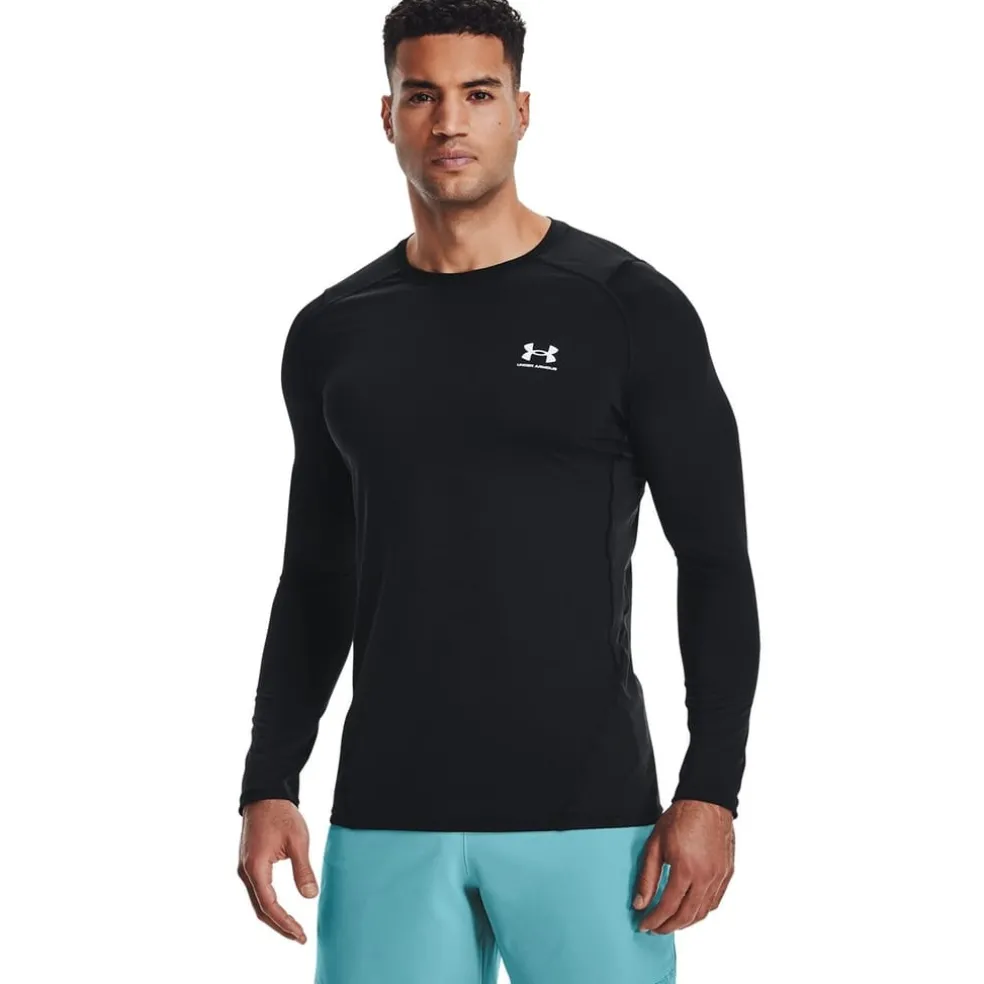 Under Armour Hg Armour Fitted ls in Black