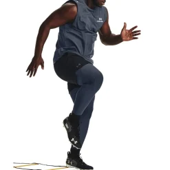 Under Armour HG ArmourP Logo Running Pants in Grey