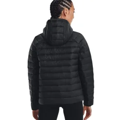 Under Armour Hooded Regular Fit Long Jacket in Black