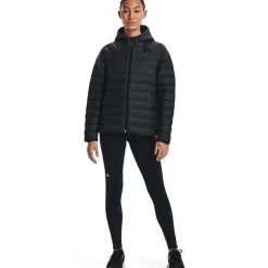 Under Armour Hooded Regular Fit Long Jacket in Black