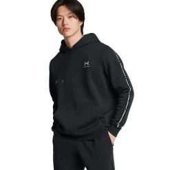 Under Armour Hooded Regular Fit Long Sleeve Sweatshirt in Black