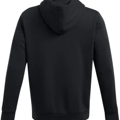 Under Armour Hooded Regular Fit Long Sleeve Sweatshirt in Black