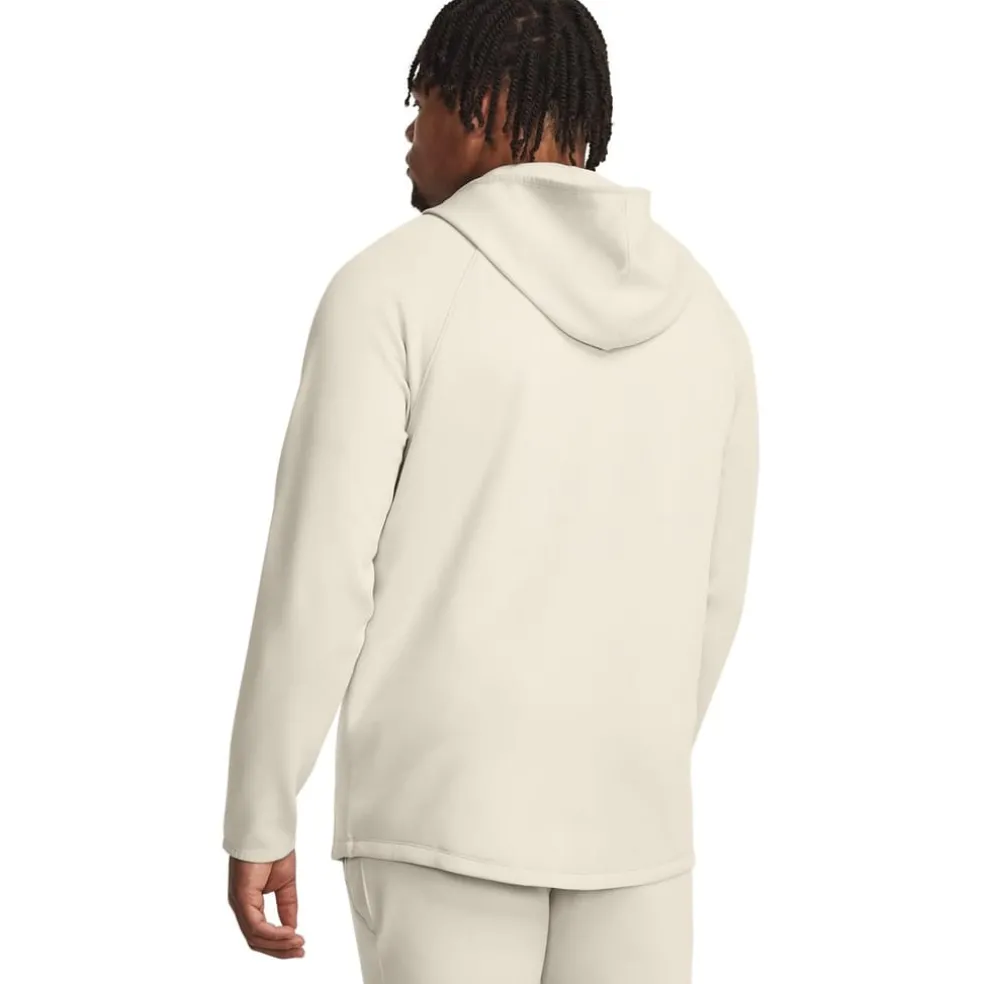 Under Armour Hooded Track Long Jacket in White