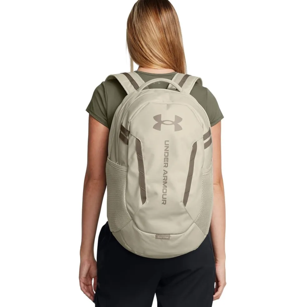 Under Armour Hustle 6.0 Backpack in Brown