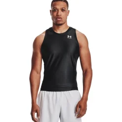 Under Armour Iso Compression Fit Crew Neck Tank in Black