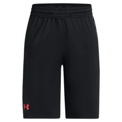 Under Armour Juniors Challenger Knit Shorts in Black
