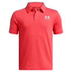 Under Armour Juniors Icon Polo Shirt in Red