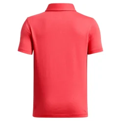 Under Armour Juniors Icon Polo Shirt in Red