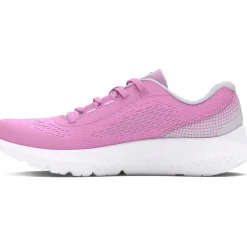 Under Armour Juniors Pre-School Rogue 4 Running Shoes in Pink