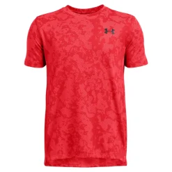 Under Armour Juniors Tech Vent Geode T-Shirt in Red