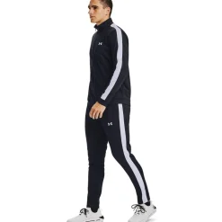 Under Armour Knit Long Sleeve Mock Neck Track Suit in Black