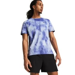Under Armour Launch Elite Crew Neck Regular Fit T-Shirt in Purple