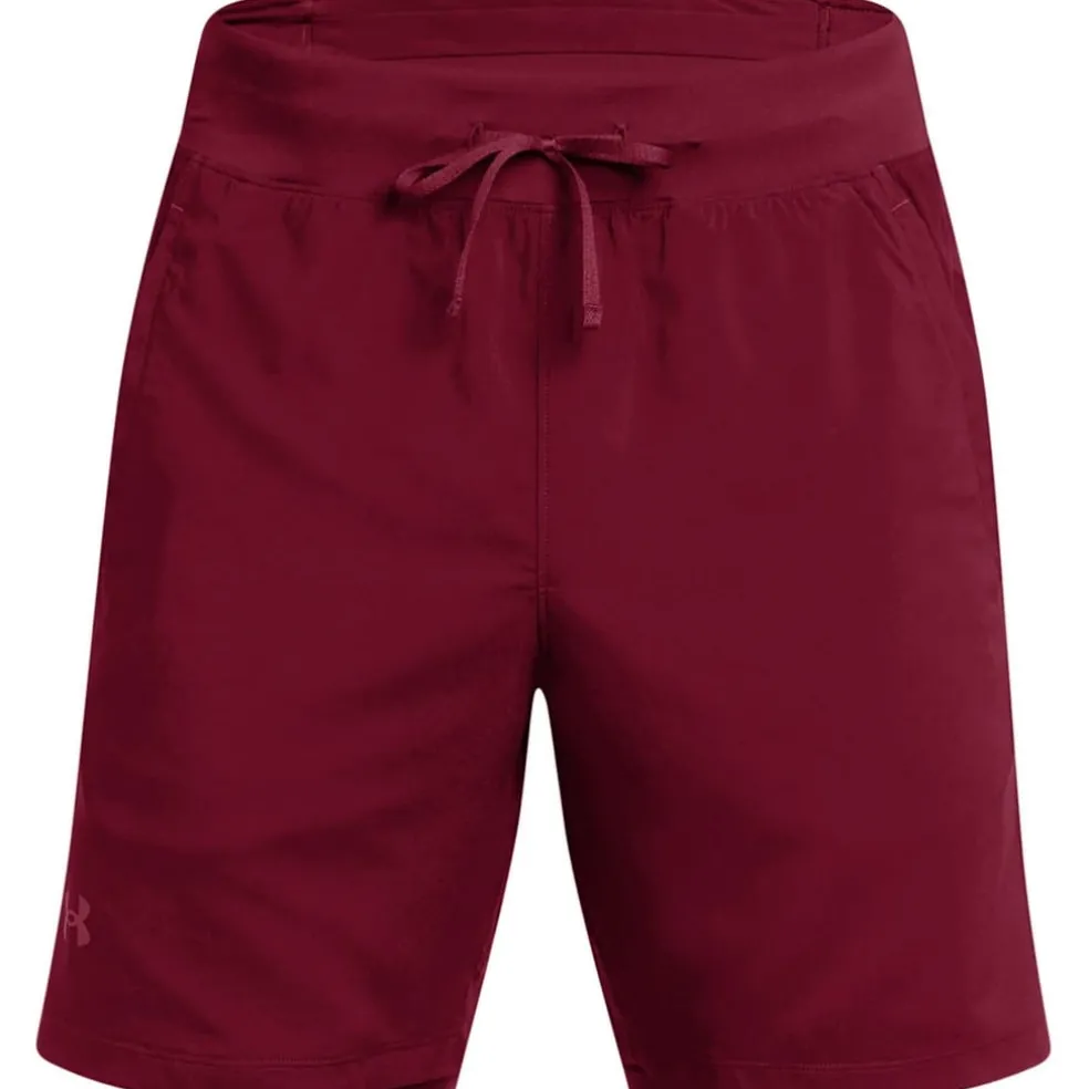 Under Armour Launch Pro 2n1 7 Shorts in Red
