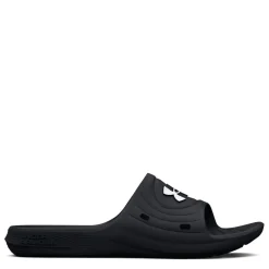 Under Armour Locker IV Flat Heel Slides in Black