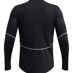 Under Armour Long Sleeve Crew Neck Regular Fit T-Shirt in Black