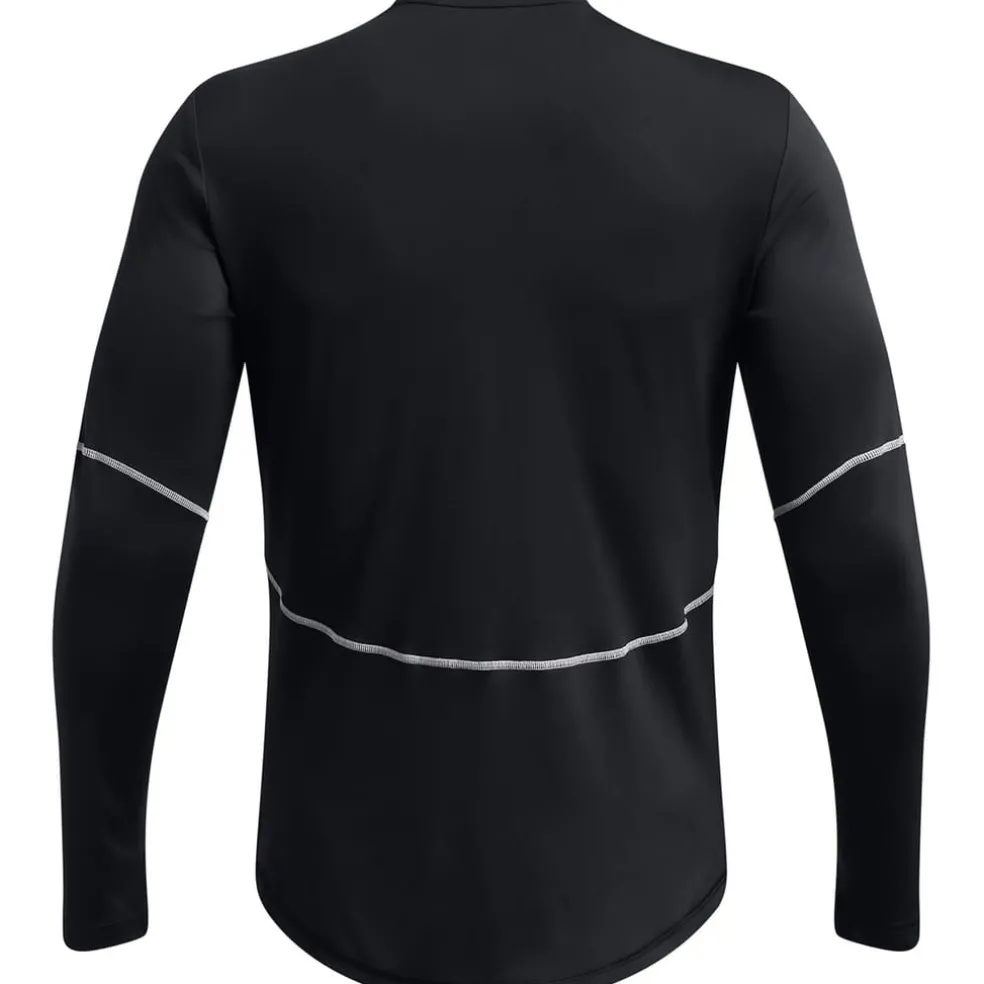 Under Armour Long Sleeve Crew Neck Regular Fit T-Shirt in Black
