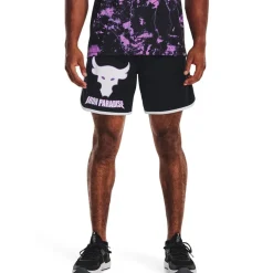 Under Armour Mens Armour Ua Pjt Rck Dsrpt Mesh Sts Gym Shorts in Black