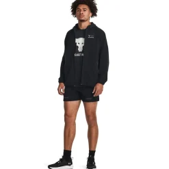 Under Armour Mens Armour Pjt Rock Unstoppable Jacket Hoody in Black