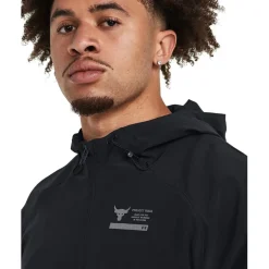 Under Armour Mens Armour Pjt Rock Unstoppable Jacket Hoody in Black