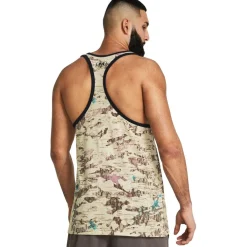 Under Armour Mens Armour Ua Pjt Rck Camo Grphc Tk Gym Vest in Brown