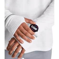 Under Armour Mens Armour Qualifier Cold Longsleeve Running Top in White