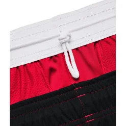 Under Armour Mens Armour Baseline 10 Shorts in Red