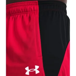 Under Armour Mens Armour Baseline 10 Shorts in Red