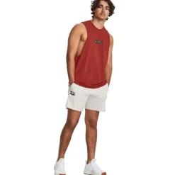 Under Armour Mens Armour Ua Pjt Rock St Dagger Tank Gym Vest in Red