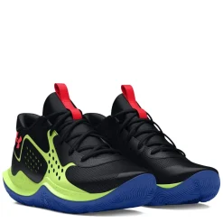Under Armour Mens Armour Ua Gs Jet 23 Basketball Trainers in Black