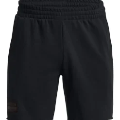 Under Armour Mens Armour Pjt Rock Hwt Terry Shorts Gym Shorts in Black