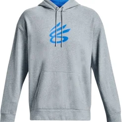 Under Armour Mens Armour Curry Splash Hoodie in Grey