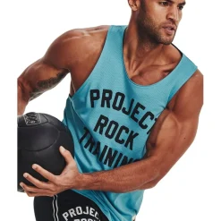 Under Armour Mens Armour Pr Mesh Top in Blue