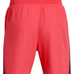 Under Armour Mens Armour Ua Launch 7 Shorts Running Shorts in Red