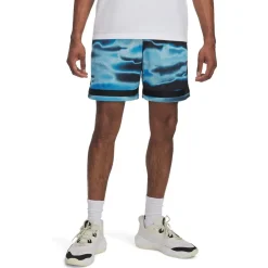 Under Armour Mens Curry Statement Shorts in Blue