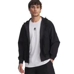 Under Armour Mens Curry Woven Jacket in Black